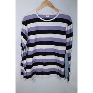 Takeo Kikuchi Men's Size 3 Multicolor Striped Long Sleeve T-Shirt